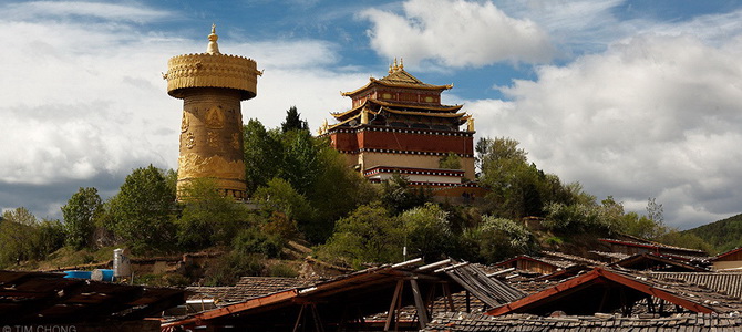 Vieille ville de Zhongdian Shangri-La Yunnan