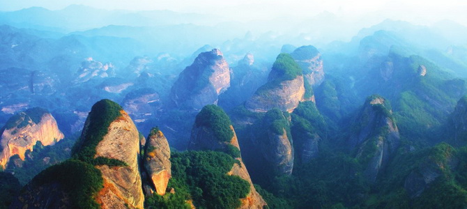 Monts Danxia Shaoguan Guangdong